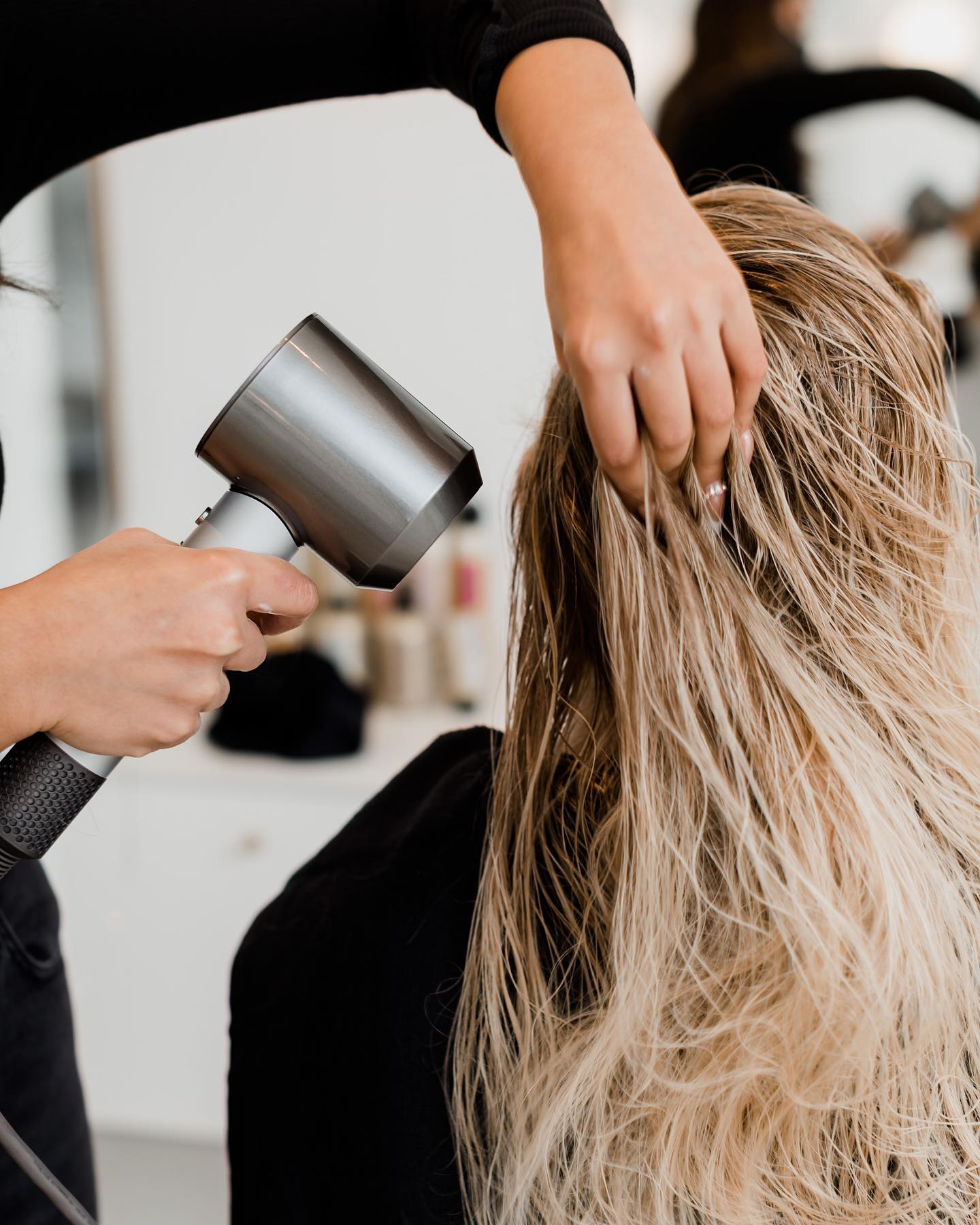 West Vancouver hair salon styling area